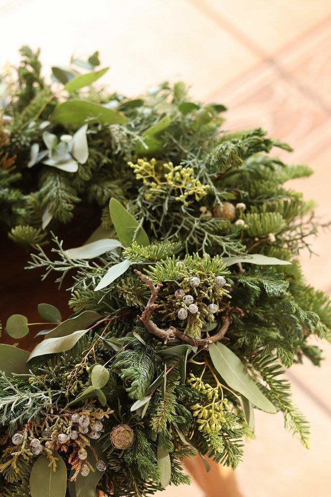 ✴︎クリスマスアレンジメント✴︎キャンドルアレンジ　クリスマスリース クリスマスキャンドルアレンジメント - flower HyggE フラワー